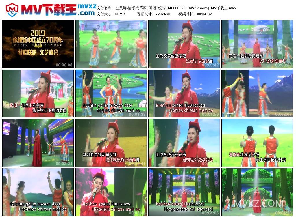 金艾娜-情系大草原_国语_流行_ME600829